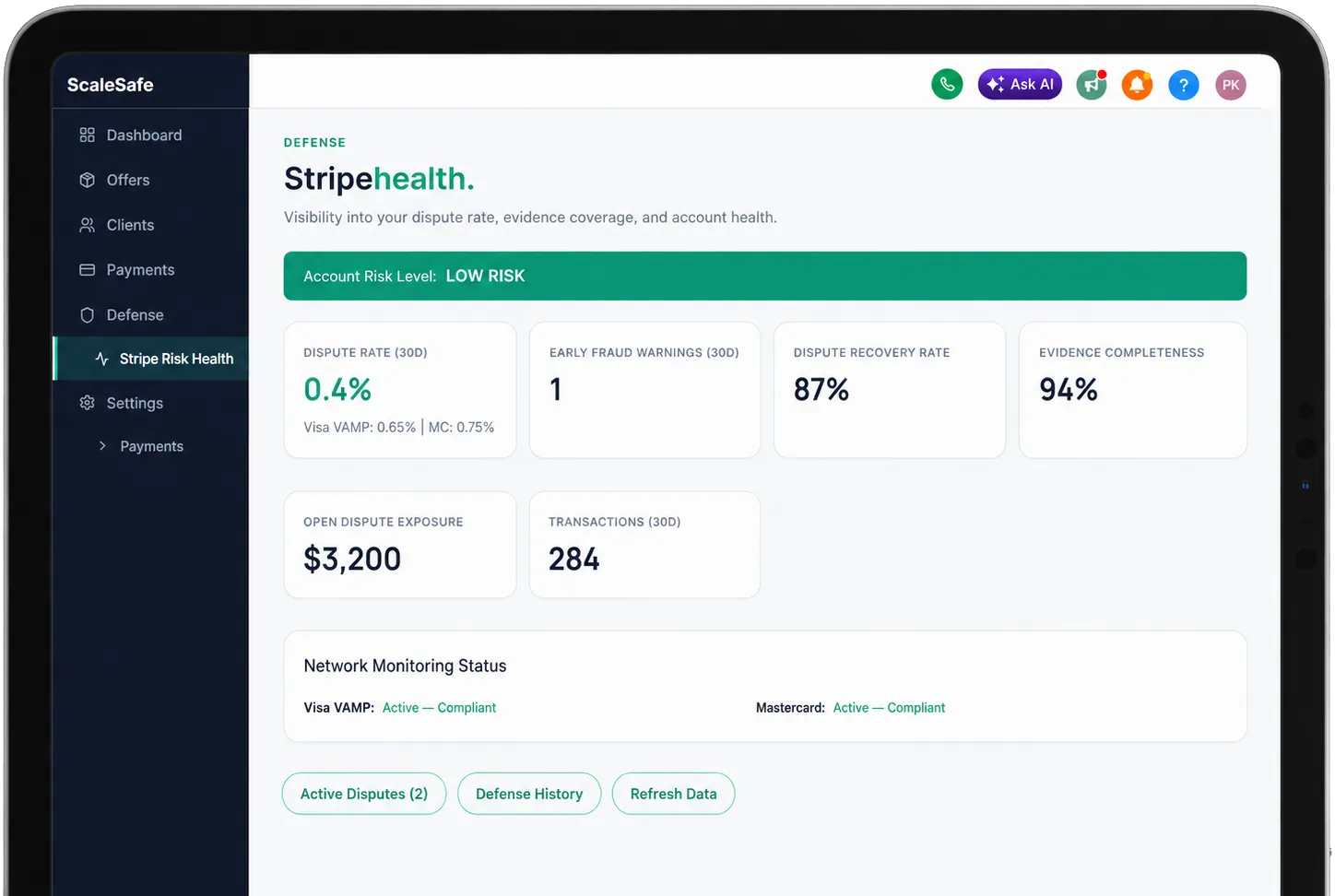 scalesafe dashboard 3