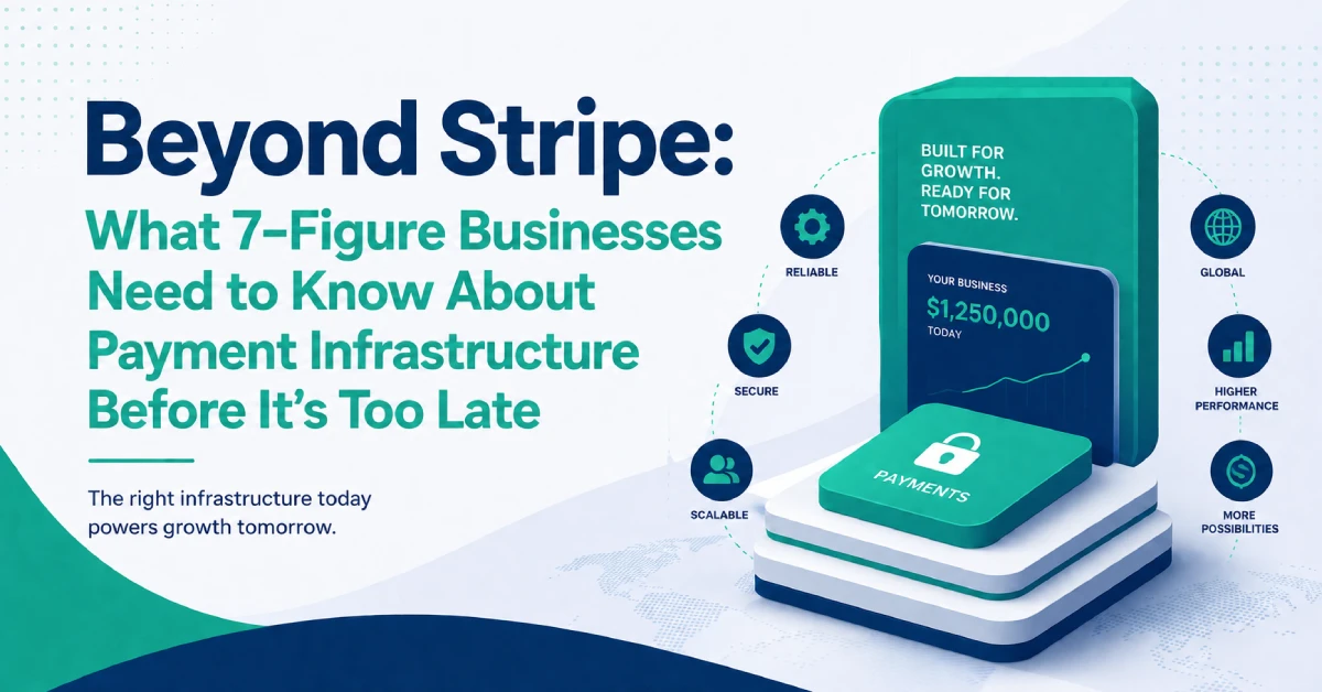 Beyond Stripe What 7-Figure Businesses Need to Know About Payment Infrastructure Before It’s Too Late