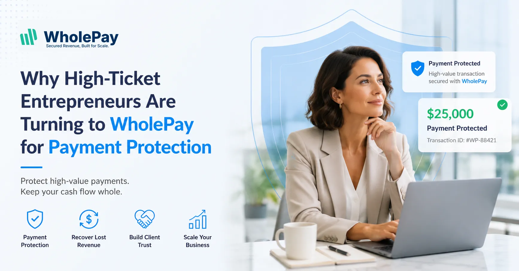Why High-Ticket Entrepreneurs Are Turning to WholePay for Payment Protection